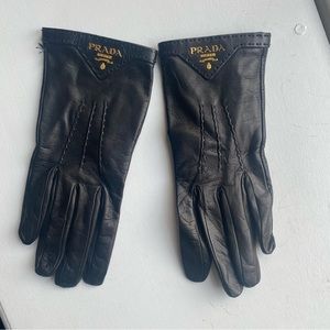 Prada Nappa Leather Gloves